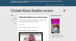 Desktop Screenshot of christiemariesheldonreview.org